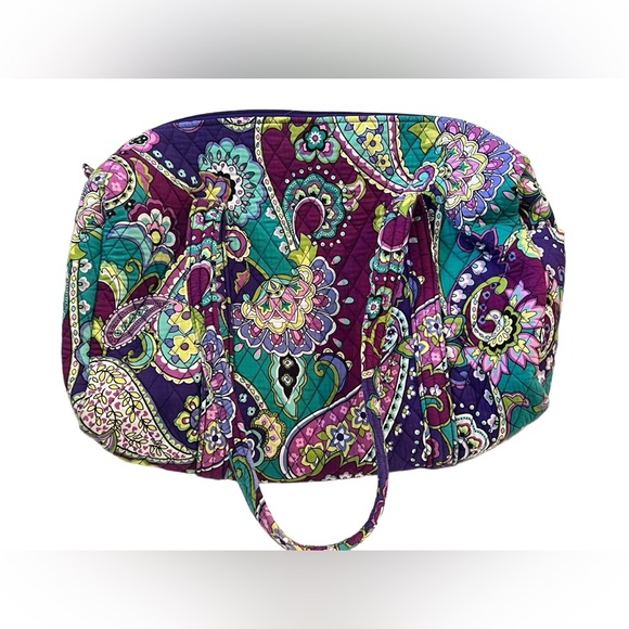 Vera Bradley Handbags - Vera Bradley multi paisley quilted duffel bag